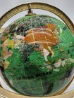 10  Green Crystal Quartz Pearl Ocean Brass Table Stand Gem Gemstone World Globe