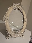 1pc Vanity Mirror Vintage Style Tabletop Mirror Metal Cosmetic Mirror Retro 