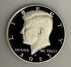 2025 S Silver Proof Kennedy Half Dollar 50c Dcam