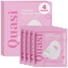Quasi-collagen Glow Up Mask   Hydrating   Firming Facial Mask - 4 Pcs box