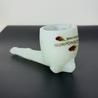 Monponsett    Ma Mass Antique Advertising Souvenir Glass Pipe