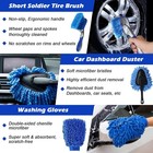 31pcs Car Detailing Kit Brush Set Wash Cleaning Brushes Professional Care For