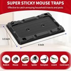 Lulucatch Mouse   Insect Glue Traps  48 Pack Adhesive Glue Traps  Pre-baited    