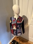 Super Cute Vintage Talbots Christmas Snowman Sweater S Small
