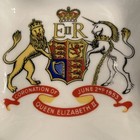 Vintage Eb Foley Bone China Coronation Of Queen Elizabeth Ii 1953 Candy Dish