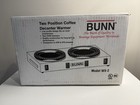 Bunn Stainless Steel Two Position Coffee Pot Warmer Wx-2 Euc New  Make An Offer 