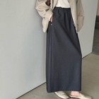 The Row Womens Simple Wool High Waist Straight Skirt Suit Skirt