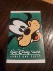 Vintage 1996 Walt Disney World 4 Day Park Hopper Ticket Goofy