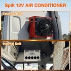 12v Mini Split Ac 11000 Btu Quiet For Semi Truck Camper Tractor Excavator