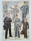 Antique 1926 Mens Suits Orig Print Ad Art 23x34cm Wool Silk Cassimere Mwc 215
