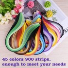 19 Pcs Paper Quilling Kits With 45 Colors 900 Strips Quilling Art Paper