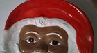 Transpac African American Santa Cookie Platter 12 25  X 11  Pre-owned