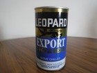 Vintage Steel Leopard Lager new Zealand Beer Can Foreign international Can