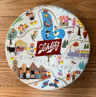 Vintage 1957 Schlitz Beer Serving Tray 13  Metal - Schlitzerland