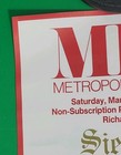 Vtg Met Metropolitan Siegfried Opera Cast Poster 1975 11 5x21 Nilsson Norden