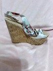 Retro 19070 s Style Floral Platform Shoes By Wild Diva Size 6