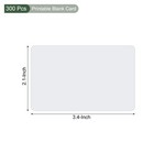300 Pack Printable Blank Card Business Card White 0 21mm Thick 3 4x2 1 Inch