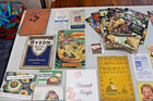 Approx  65 Misc  Vtg Cookbooks Manuals Advertising Memorabilia Ephemera In Vgc