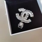 Flower Pearl Rhinestone Enamel Electroplated Brooch  6 Style 