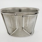 Usgi Stainless Steel 1 Quart Water Canteen Cup Military Surplus Butterfly Handle