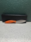 Burning Pines 14c28n Blade Orange G10 Handle Survival Hunting Bushcraft Knife