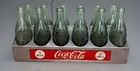 Vintage 50   s Coca-cola Aluminum Metal 12-pack Bottle Carrier W  Bottles 50s-60s