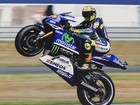 Valentino Rossi  46 Moto Gp 2014 Yamaha Factory Racing Matted Picture W Plaque