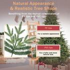 4ft Christmas Tree Pre-lit Artificial Green W  895 Branch Tips   150 Led Lights