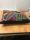Vintage Mola Kuna Panama Colorful Bird Folk Art 16  X 14  X 4  Pillow