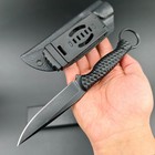 Tactical Fixed Blade Knife D2 Steel Full Tang Edc Outdoor Survival Kydex Sheath