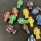 Vintage Lot Of 20 Plastic Space Ship Robot Figure Toy Pencil Topper Nos
