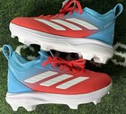 Us Youth 1 5 - Adidas Adizero Impact Tpu J  candy Pack - Cyan red  Jr7830  Nwt