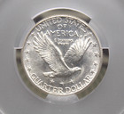 1926  d  Standing Silver Liberty Quarter 25c Cacg Ms63 Cac  355 Unc Bu Ecc c Inc