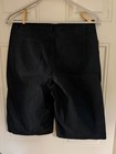 Coldwater Creek Bermuda Shorts Ladies 10 Black Excellent Cotton Stretch Casual