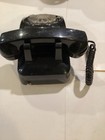 Vintage 1970 80   s Black Rotary Dial Desk Telephone Itt Untested