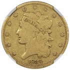 1834  5 Gold Classic Head Half Eagle Ngc F12 Cac Plain 4