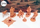 Indian Sioux Tribe Peaceful Life Set     1 32 Scale From Mostudio
