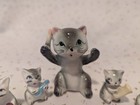 Vintage Anthropomorphic Mom And Cat Baby Band Kittens Japan Wales  Was Chained 
