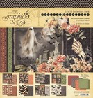 Graphic 45  ghostly Greetings  Collection Bundle   Fall Halloween  ships Free 