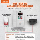 7 5kw 34a 10hp Vfd 3-phase Motor Variable Speed Drive Controller