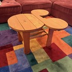 Disney Mickey Mouse Cedar Side Table Authentic