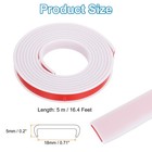 16 4ft U-shape Edge Banding Furniture Edge Protector White  18mm 0 71  