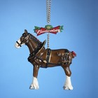 Budweiser Clydesdale Horse Christmas Tree Ornament