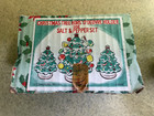 Vintage Commodore Christmas Tree Salt   Pepper Shakers   Hors D   oeuvres Holder