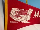      Vintage Milwaukee Braves Full Sz Mlb Baseball Pennant Ex     