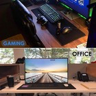 Large Extended Gaming Mouse Pad Mat Stitched Edges Non-slip Waterproof Mousepad