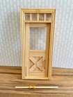 Dollhouse Miniature Housework  6012 Crossbuck Door 1 12