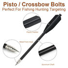 48pcs 6 5  Pistol Crossbow Bolts Aluminium Arrows Broadhead Hunting Mini Archery