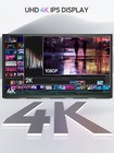 Uperfect 18  4k Portable Monitor 3840 2160 Ultra-slim Screen W adjustable Stand