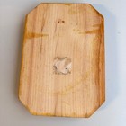 Vintage American Eagle Wood Wall Plaque Patriotic Stars Laurel Leaf Decor 8x5